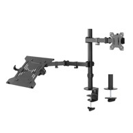 ACT Stalak za monitor AC8305 s nosačem za laptop, 10"-32", crni